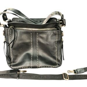 Montana West Black Leather Purse